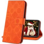 Coque apple iphone 7 plus / 8 plus, antichoc housse pu leather gaufrage flip case portefeuille etui rabat ...