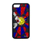 Coque apple iphone 8 en silicone drapeau tibet tibetain asie 4g coeur housse unique i love telephone ...