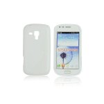 Coque arrire en gel silicone blanc pour nokia lumia 525