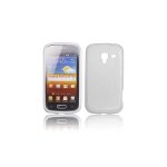Coque arri�re en gel silicone blanc pour samsung galaxy ace 2 i8160