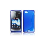 Coque arrière en gel silicone bleu pour sony xperia j Coque arrière en gel silicone bleu pour sony xperia j