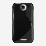 Coque arri�re minigel htc one x colori noire