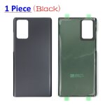 Coque arrire en verre pour samsung galaxy note 20, botier de batterie de remplacement avec autocollant ...