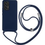 Coque avizar galaxy a53 5g avec lani�re 80cm bleu