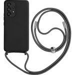 Coque avizar galaxy a53 5g avec lani�re 80cm noir