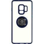 Coque avizar galaxy s9 bi - mati�re avec bague bleu