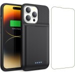 Coque batterie pour iphone 14 / 13 pro / 13, [7500mah] batterie externe rechargeable, puissante chargeur ...