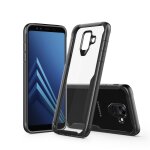 Coque bi - matire galaxy - a8 + bumper noir et dos rigide transparent