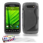Coque blackberry torch 9850 - le s gris silicone souple (tpu) + 3 films Coque blackberry torch 9850 - le s gris silicone souple (tpu) + 3 films