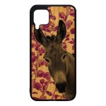 Coque bois ane huawei p40 lite silicone nature case smartphone animal design plante de protection mule ...