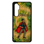 Coque en bois super bricolo mi note 10 lite silicone vert texte unique heros frne bricoleur comics bd ...