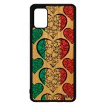 Coque bois drapeau luxembourg luxembourgois pour samsung a71 silicone foot jeux olympiques coeur football ...