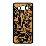Coque bois galaxy j7 2016 silicone chat fr�ne case dessin noir et blanc samsung galaxy j7 2016