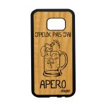 Coque bois pour galaxy s7 silicone j'peux pas j'ai apero comique mobile samsung galaxy s7