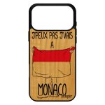 Coque bois pour iphone 17 pro max silicone j'peux pas j'vais a monaco foot 1000 go bumper basket drapeau ...