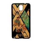 Coque bois j'peux pas j'suis papa samsung galaxy note 3 silicone comique naissance fille smartphone bleu ...