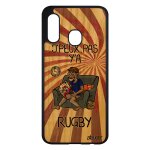 Coque bois j'peux pas y'a rugby galaxy a20e silicone humour xv de france je comique etui pas cher caoutchouc ...