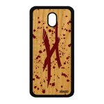 Coque bois j3 2017 silicone signe du zodiaque poisson mobile j530 samsung galaxy j3 2017