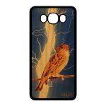 Coque bois naturel samsung galaxy j7 2016 silicone oiseau moineau 4g dual sim foudre housse nature design ...