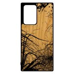 Coque bois note 20 ultra silicone oc�an nature smartphone algues portable mer cover noir plantes marines ...
