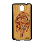 Coque en bois note 3 silicone femme portable smartphone fille tpu samsung galaxy note 3