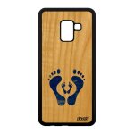 Coque bois pied samsung a8 2018 silicone famille cadeau fete des meres de samsung galaxy a8 2018