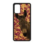 Coque bois s20 + plus silicone ane case mule tetu 4g animaux anesse de protection tpu design plante telephone ...