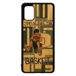Coque en bois samsung a71 silicone j'peux pas j'ai basket de protection nba sport housse comique dessin ...