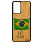 Coque bois samsung galaxy a52 silicone drapeau bresil bresilien original antichoc basket foot coupe du ...