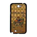 Coque en bois samsung galaxy note 2 silicone j'peux pas j'ai console jeux video telephone design bd je ...