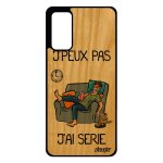 Coque en bois samsung galaxy s20 fe silicone j'peux pas j'ai s�rie jpeux personnalis� bande dessin�e ...
