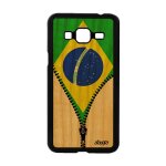 Coque bois samsung j3 silicone drapeau bresil bresilien telephone jo noir samsung galaxy j3