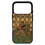 Coque bois silicone antichoc pour iphone 17 pro j'peux pas je geek play humour console drole bleu gamer ...