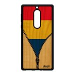 Coque bois silicone drapeau roumanie roumain pour nokia 5 portable foot unique a Coque bois silicone drapeau roumanie roumain pour nokia 5 portable foot unique a