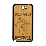 Coque en bois silicone galaxy note 2 j'peux pas j'ai handball hand etui samsung galaxy note 2