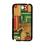 Coque en bois silicone galaxy note 2 loup noir design portable azteque a samsung galaxy note 2 Coque en bois silicone galaxy note 2 loup noir design portable azteque a samsung galaxy note 2