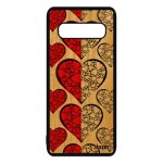 Coque en bois silicone galaxy s10 drapeau pologne polonais football coeur etui tpu smartphone basket ...