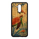 Coque bois silicone rigide pour mate 20 lite tortue marine animal fonds marins tpu etui animaux algue ...