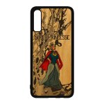 Coque en bois silicone samsung a70 et super princesse texte drole dessin comics housse case humour comique ...
