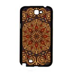 Coque en bois silicone pour samsung galaxy note 2 mandala bleu swag fleur tattoo Coque en bois silicone pour samsung galaxy note 2 mandala bleu swag fleur tattoo