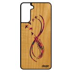 Coque bois silicone samsung galaxy s21 infini oiseau amour original color case mobile housse zen plume ...