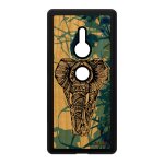 Coque bois silicone sony xperia xz2 elephant personnalis� tribal souple color� a