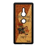 Coque en bois silicone telephone pour xperia xz2 humour j'peux pas j'suis papy mobile drole papi texte ...