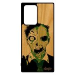 Coque bois silicone zombie pour samsung note 20 ultra smartphone vert apocalypse case original etui homme ...