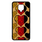 Coque en bois xiaomi redmi note 9s silicone drapeau allemagne allemand portable coeur coupe du monde ...