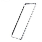 Coque bumper en alliage d'aluminium pour iphone 15 plus argent