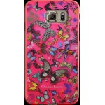 Coque butterfly parade de christian lacroix rose pour samsung galaxxy s6 g920