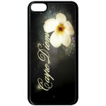 Coque - carpe diem fleur - compatible avec apple ipod touch 6 - plastique - bord noir