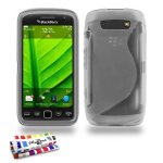 Coque case blackberry torch 9860 transparent  le s  silicone souple (tpu)
