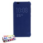 Coque case htc one a9  dot touch   dot view bleu folio design (b22)